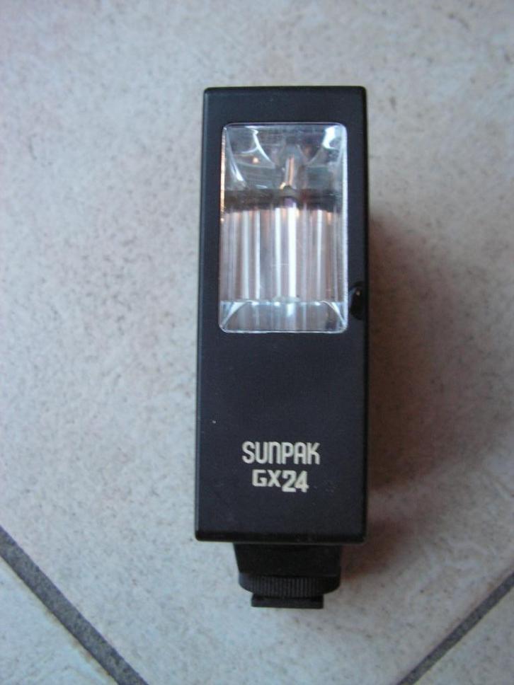 Sunpak GX24, TV, Hi-fi & Vidéo, Photo | Flash, Utilisé, Autres marques, Enlèvement ou Envoi