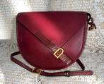DELVAUX schoudertas van onberispelijk bordeauxrood leer, Ophalen of Verzenden, Leer