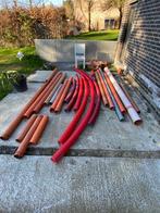 Lot de Tuyaux PVC 110 mm et 160 mm, Enlèvement, Utilisé, PVC, Évacuation