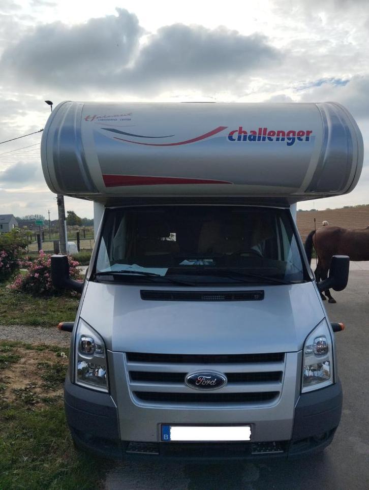 Camping car, Caravans en Kamperen, Mobilhomes, Particulier, tot en met 6, Alkoof, Challenger, Ford, Diesel, Handgeschakeld, Treinzit