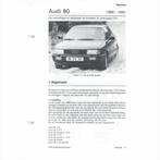 Audi 80 Vraagbaak losbladig 1986-1991 #1 Nederlands, Audi, Utilisé, Enlèvement ou Envoi