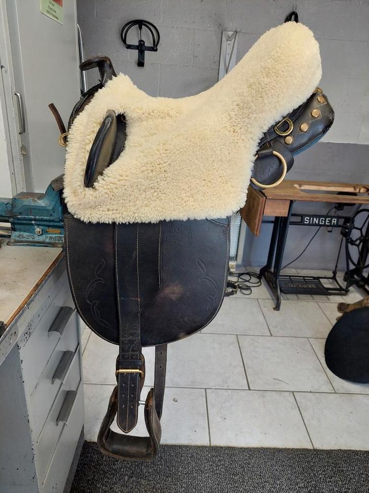 Australian Stockzadel. 17,5 inch, Dieren en Toebehoren, Paarden en Pony's | Zadels, Zo goed als nieuw, Recreatie, Ophalen of Verzenden