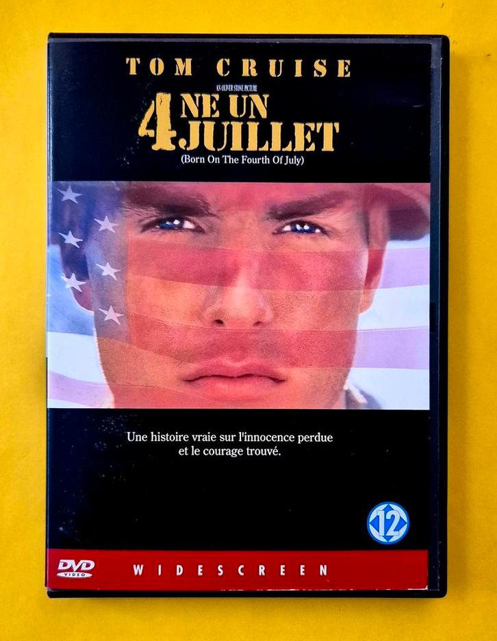 DVD du film Né un 4 juillet - Tom Cruise 1989 V2, Cd's en Dvd's, Dvd's | Drama, Zo goed als nieuw, Drama, Vanaf 12 jaar, Ophalen of Verzenden