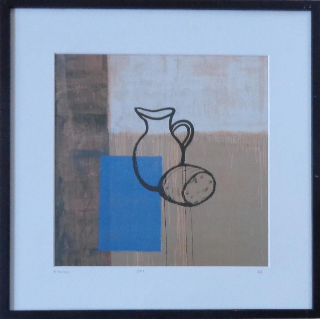 WALTER SWENNEN / ZONDER TITEL / KLEUROFFSET / 52x52cm KADER, Enlèvement ou Envoi