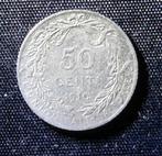 50 cent 1910 FR, Albert I, Postzegels en Munten, Munten | België, Verzenden, Zilver, Losse munt, Zilver