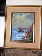 1 peinture Marine signé A.Lacour, Antiquités & Art, Enlèvement
