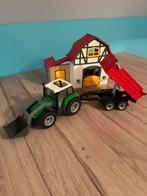 Playmobil boerderij met traktor en wagen, Ophalen, Zo goed als nieuw