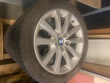 Velgen + banden bmw 5 reeks, Auto-onderdelen, Banden en Velgen, Gebruikt, Band(en), Zomerbanden, Ophalen