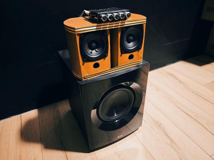 Bluetooth-luidspreker voor Makita 18v  meer dan 100 watt, Audio, Tv en Foto, Luidsprekerboxen, Zo goed als nieuw, Complete surroundset