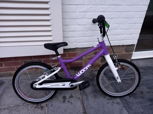 Woom 3 lichtgewicht kinderfiets 16 inch, Fietsen en Brommers, Fietsen | Kinderfietsjes, Zo goed als nieuw, Ophalen