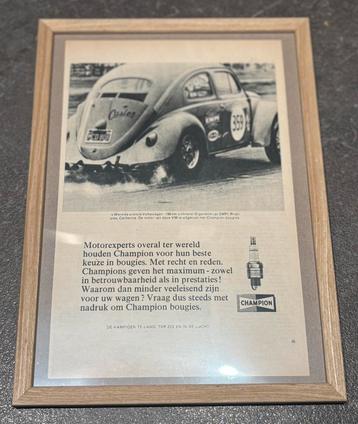 Vintage reclameprint Champion bougies beschikbaar voor biedingen