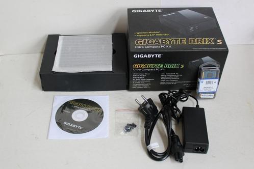 Gigabyte Brix S Ultra Compact PC kit, Computers en Software, Desktop Pc's, Nieuw, 2 tot 3 Ghz, HDD, Ophalen of Verzenden