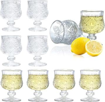 8 stuks 50 ml borrelglazen SNELLE GRATIS LEVERING beschikbaar voor biedingen