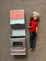 Barbie chef-kok in haar keuken, Kinderen en Baby's, Ophalen, Zo goed als nieuw, Barbie