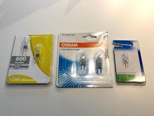 Set van 5 nieuwe halogeenlampen, Huis en Inrichting, Lampen | Losse lampen, Nieuw, Halogeen (gloei)lamp, Bipin of Steekvoet, Ophalen of Verzenden