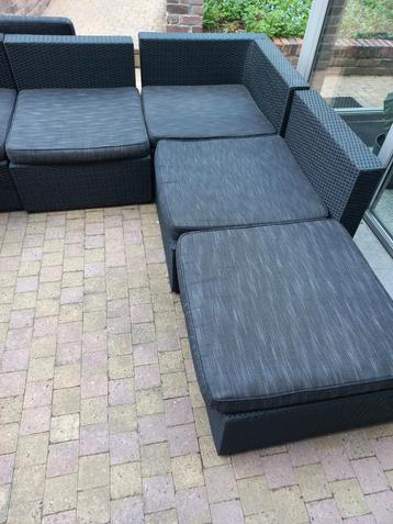 Stijlvolle Lounge Set: 4 + (2 gratis) - Bois Le Duc, Tuin en Terras, Ophalen, Gebruikt, Rotan, 6 zitplaatsen