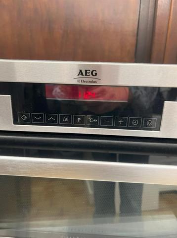 Four à micro-ondes AEG, Encastré, Enlèvement, Utilisé, Gril