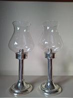 2 vintage silver plated kandelaars BMF (West-Germany), Antiek en Kunst, Ophalen of Verzenden