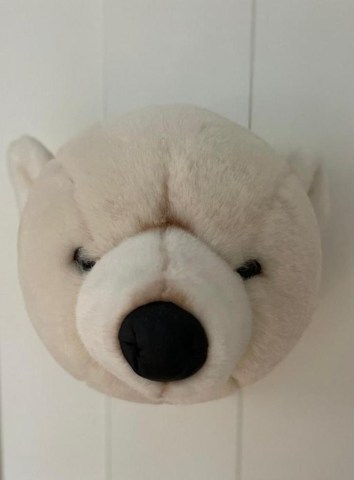 Knuffel ijsbeer als muurdecoratie, Kinderen en Baby's, Kinderkamer | Inrichting en Decoratie, Zo goed als nieuw, Wanddecoratie