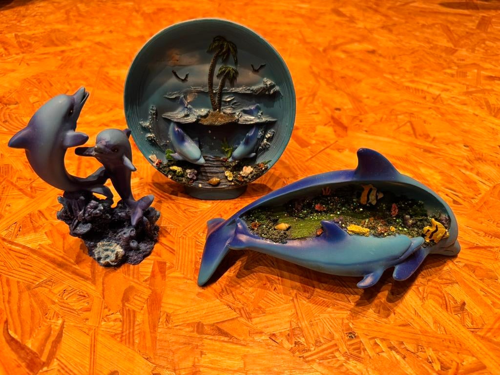 Dolfijnen beeldjes, Ophalen, Zo goed als nieuw