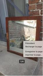 Antieke spiegel, Ophalen, Rechthoekig, 50 tot 100 cm, Minder dan 100 cm