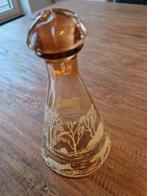vintage amberkleurige glazen karaf, Ophalen