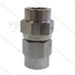 RVS Terugslagklep 140L/min 1 inch Bi-Draad, Verzenden