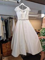 Trouwjurk maat 40 ivoor mikadostof, Kleding | Dames, Trouwkleding en Trouwaccessoires, Ophalen, Trouwjurk, Wit, Zo goed als nieuw