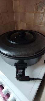 Grote wok & braadpan met deksel en kabel, Maison & Meubles, Cuisine | Casseroles & Poêles, Enlèvement, Wok, Neuf