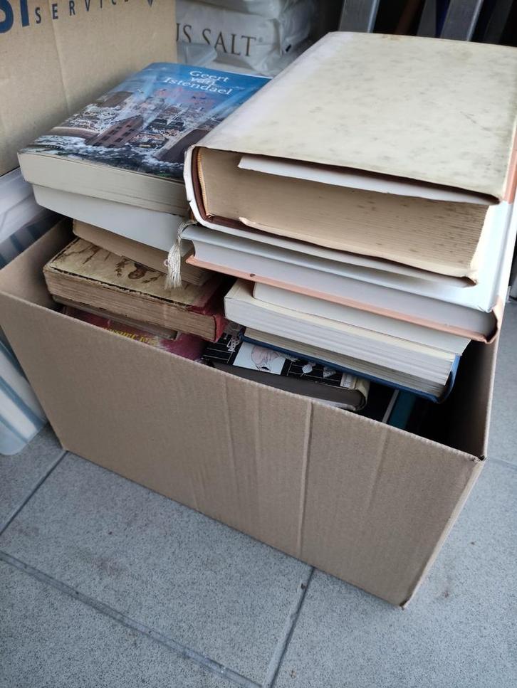 Doos met boeken naar keuze, Antiek en Kunst, Antiek | Boeken en Manuscripten, Ophalen of Verzenden