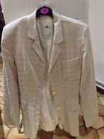 Blazer beige satiné VERTIGO Taille S, Enlèvement ou Envoi, Porté, VERTIGO, Taille 36 (S)