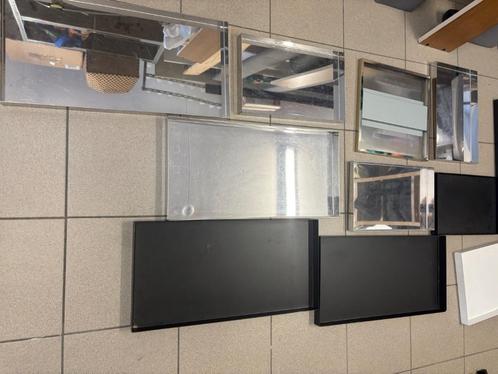 Plateaux en metal, Huis en Inrichting, Woonaccessoires | Dienbladen, Zo goed als nieuw, Metaal, Rechthoekig, Ophalen