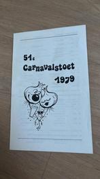 Aalst Carnaval programma boekje 1979, Enlèvement ou Envoi, Comme neuf