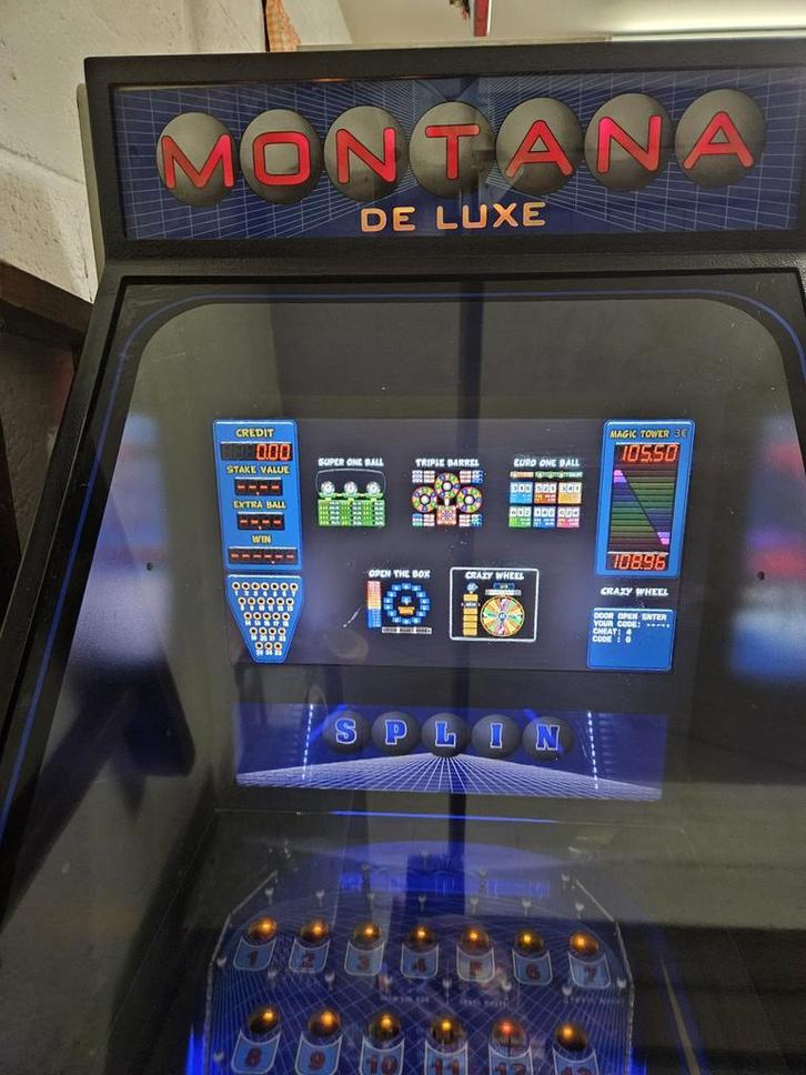 Montana De Luxe gokautomaat, Verzamelen, Automaten | Gokkasten en Fruitautomaten, Zo goed als nieuw, Ophalen