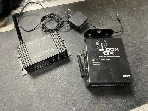 Wireless DMX 512 2.4Ghz met Contest Airbox ER1, Musique & Instruments, Lumières & Lasers, Utilisé, Lumières, Enlèvement ou Envoi