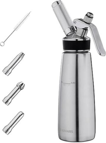 Siphon Navaris Professional pour chantilly LIVRAISON GRATUIT, Envoi, Neuf