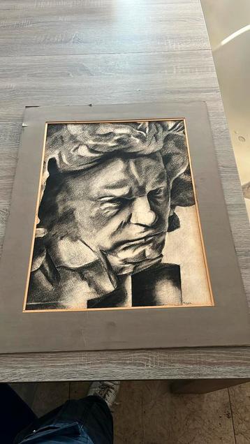 Tekening ludwig van beethoven beschikbaar voor biedingen