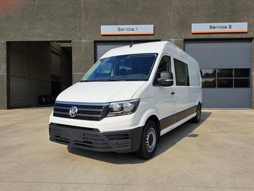 Volkswagen Crafter  2.0 TDi dubb cabine 6+1 zitpl - H3L4 - 1, Autos, Camionnettes & Utilitaires, Entreprise, Achat, ABS, Caméra de recul