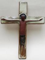 Belle croix vintage en céramique - Amphora - 1960/70 - Belge, Antiquités & Art, Curiosités & Brocante, Enlèvement ou Envoi