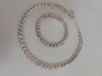 Ensemble ras de cou et bracelet en Strass., Ophalen of Verzenden, Zo goed als nieuw