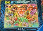 Jungle puzzel 1000 stuks, Ophalen of Verzenden, 500 t/m 1500 stukjes, Zo goed als nieuw, Legpuzzel