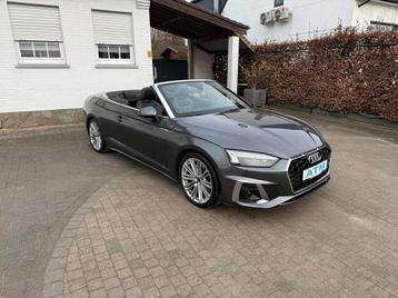 Audi A5 Cabriolet 40 TFSI S line/Leder/virtual CP/El zet., Autos, Argent ou Gris, Achat, Cabriolet, Noir