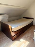 Bed + nachtkast, Huis en Inrichting, Slaapkamer | Bedden, Ophalen, Gebruikt, 90 cm, Eenpersoons