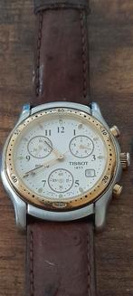 Magnifique montre á quartz Tissot chrono dorée mixte