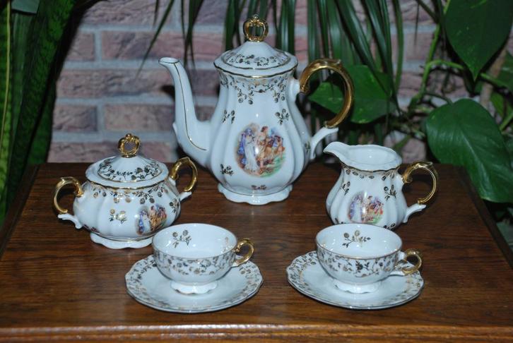 Oud "Bareuther Bavaria" porseleinen lunchservies, Antiek en Kunst, Antiek | Porselein, Ophalen
