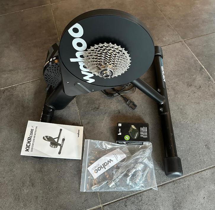 Wahoo Kickr Core & ANT+, Sports & Fitness, Cyclisme, Comme neuf, Autres types, Enlèvement