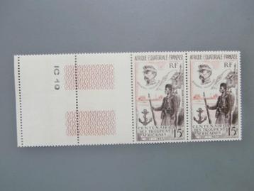 Postzegels Afrika Equatoriaal Francaise 1940 en 1957 Troops