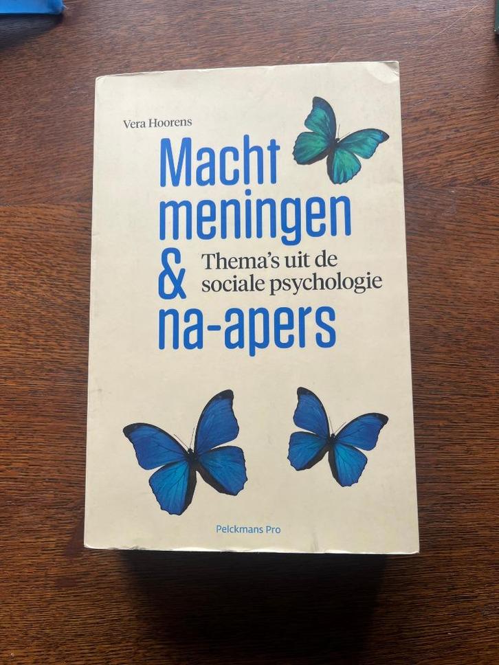 Macht Meningen & na-apers Vera Hoorens, Boeken, Studieboeken en Cursussen, Ophalen of Verzenden