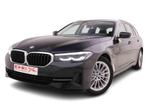 BMW 5 520e 163 Touring PHEV + Leather + Navi Live Cockpit +, Auto's, BMW, Automaat, Zwart, Te koop, 5 Reeks