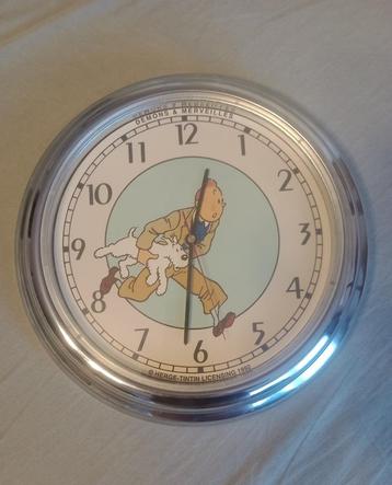 HORLOGE TINTIN DEMONS & MERVEILLES 1992 HERGE disponible aux enchères